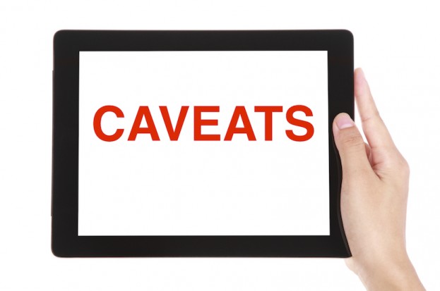When can you register a caveat?    